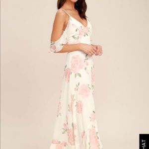 Like new, worn once, inside. Very elegant dress great for many occasions!